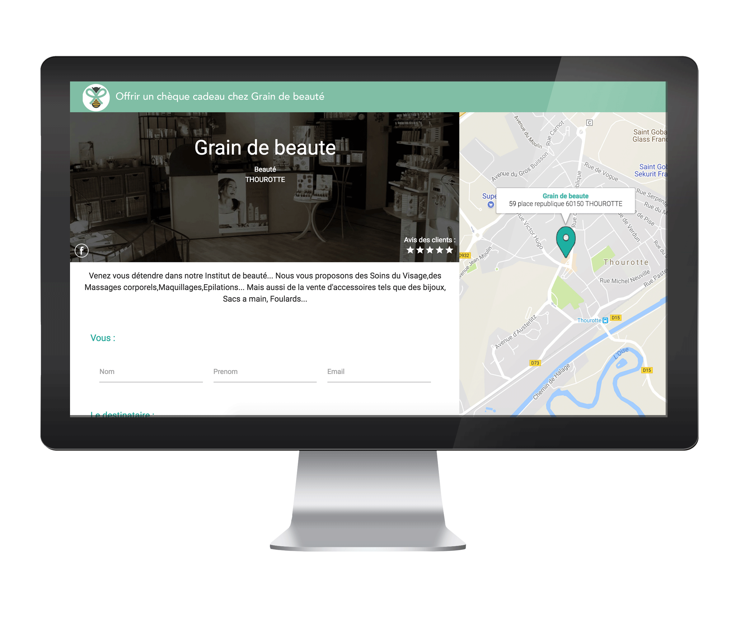 module commerçants beegift